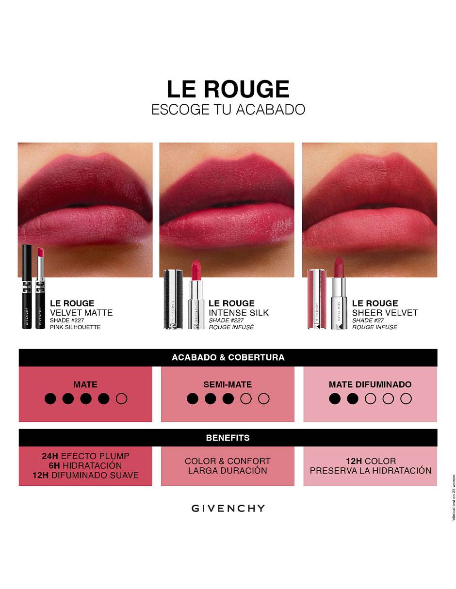 GIV Le Rouge Velvet Matte,NUDE MARRÓN