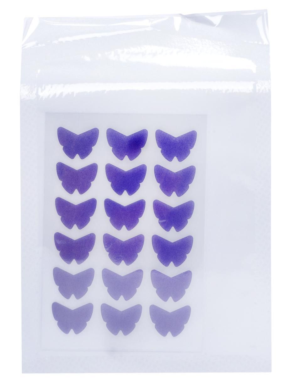Parches para acné con forma de mariposa