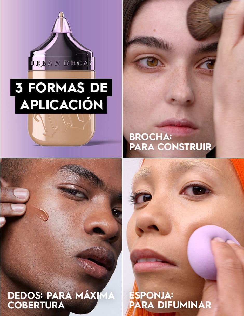 Base de maquillaje líquido Face Bond Foundation mate 4