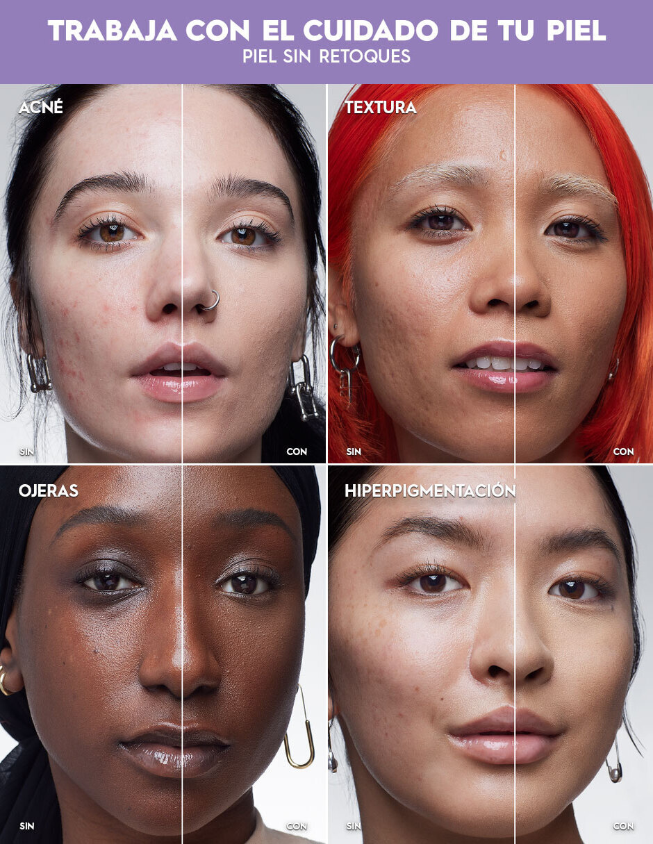 Base de maquillaje líquido Face Bond Foundation mate 5