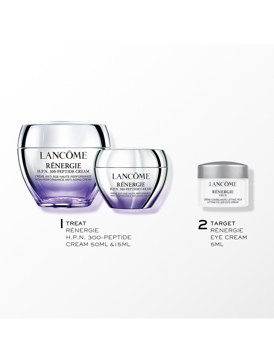 Set tratamiento facial De Regalo H.P.N 300 Péptidos Crema 50Ml antiedad Lancôme Rénergie 2