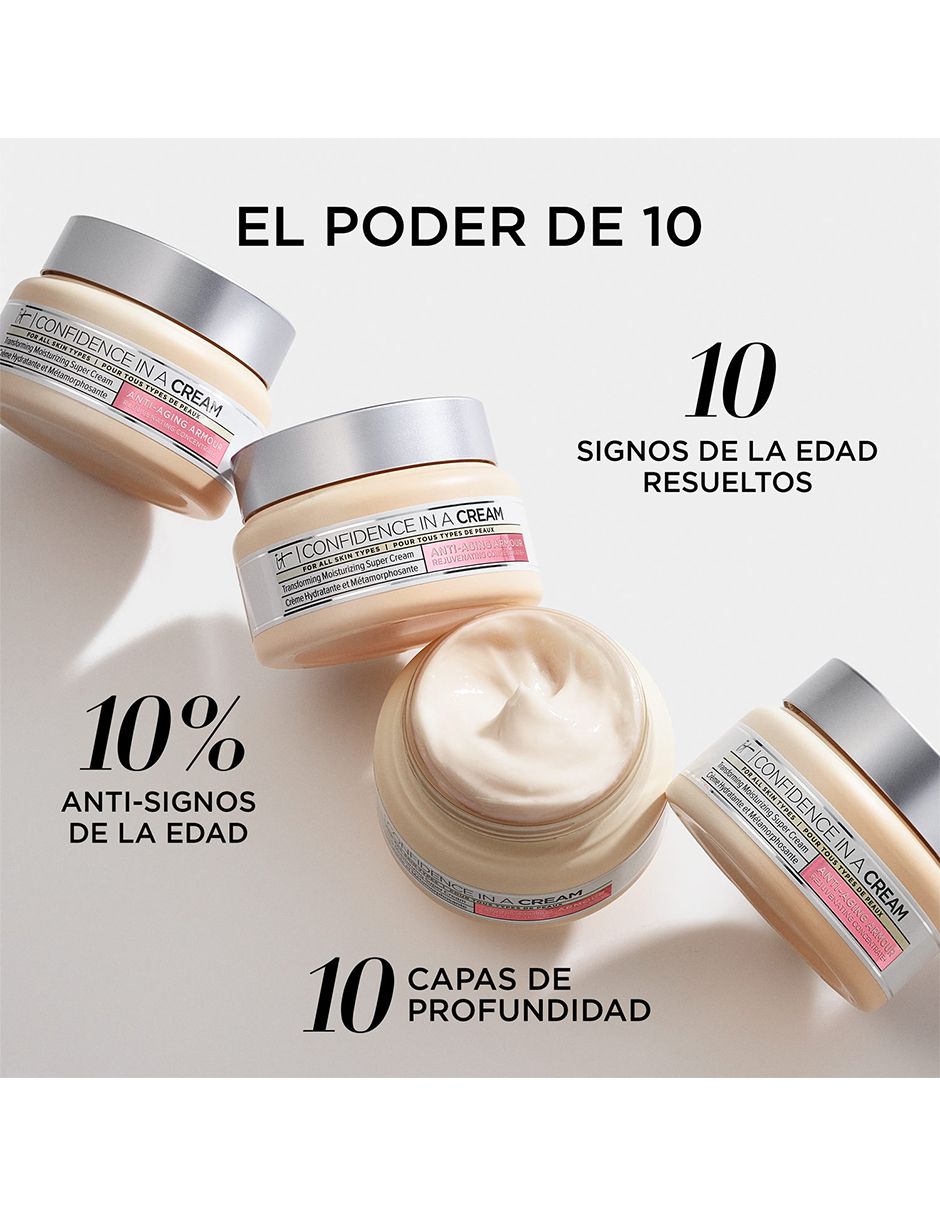 Crema facial recomendada para hidratar día y noche Confidence in a cream renovation 60 ml todo tipo piel 7