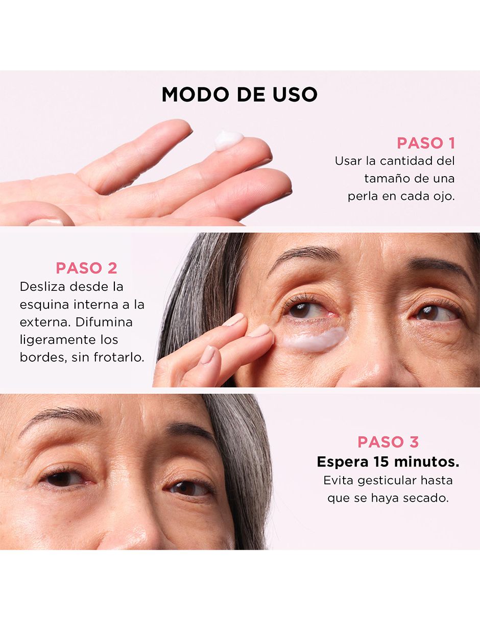 Crema para contorno de ojos recomendada para desinflamar y relajar Día y noche todo tipo piel 3