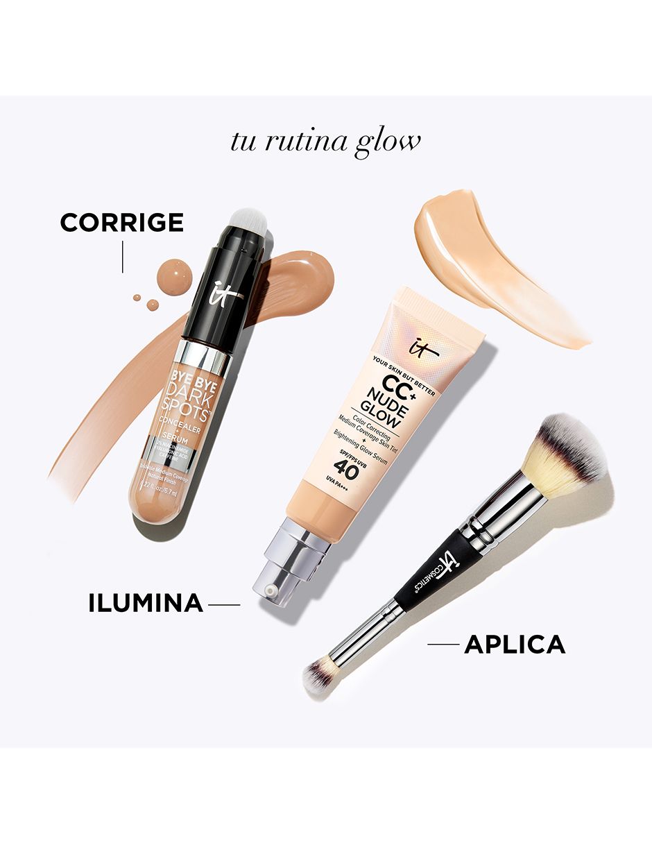 Base de maquillaje líquida YSBB CC+ Nude With SPF 50+ luminoso 2