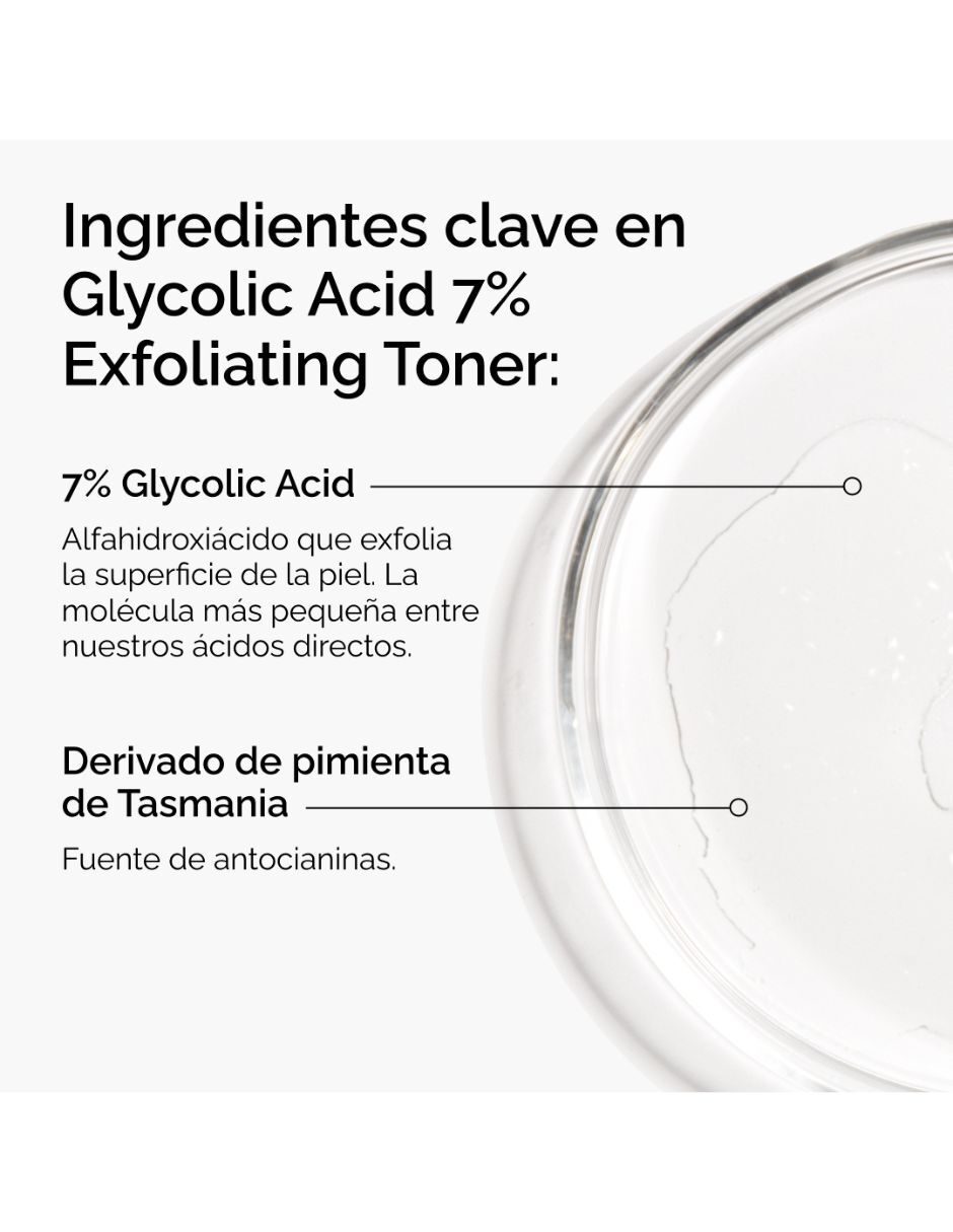 Tratamiento facial Glycolic Acid exfoliante 5