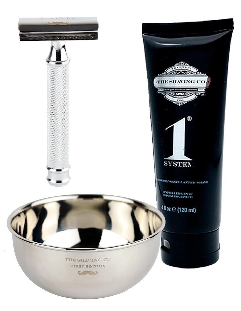 kit de afeitado de 3 piezas