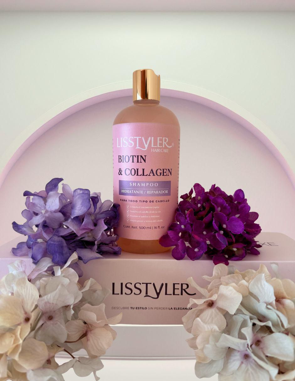 Shampoo para cabello todo tipo Biotin & Collagen 500 ml 2