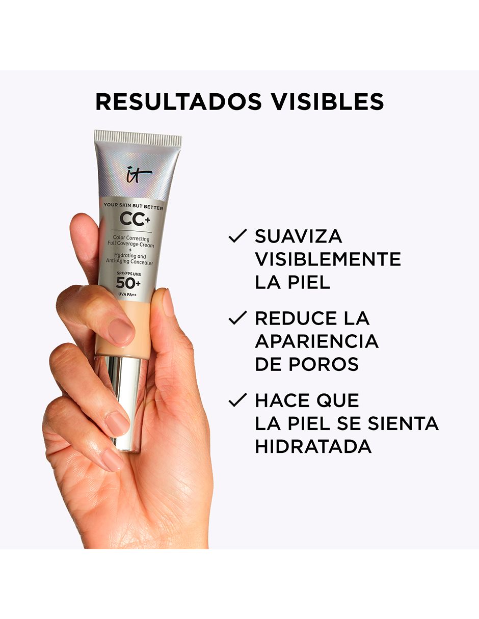 Base de maquillaje líquida IT Cosmetics YSBB CC+ natural