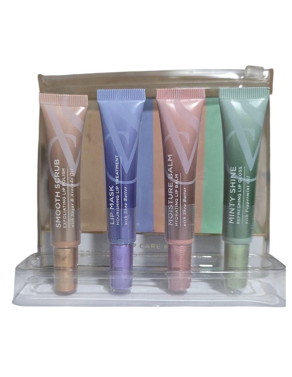 Kit labial semi brillante Lip Care Kit 4