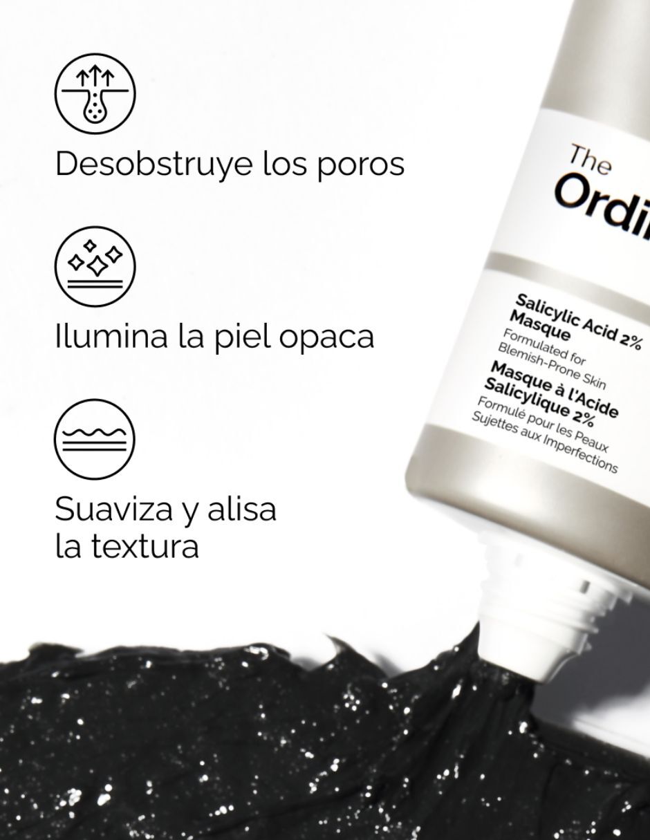 Mascarilla facial Salicylic acid 2% masque(mascarilla de ácido salicílico al 2%) para calmar la piel 50 ml 2