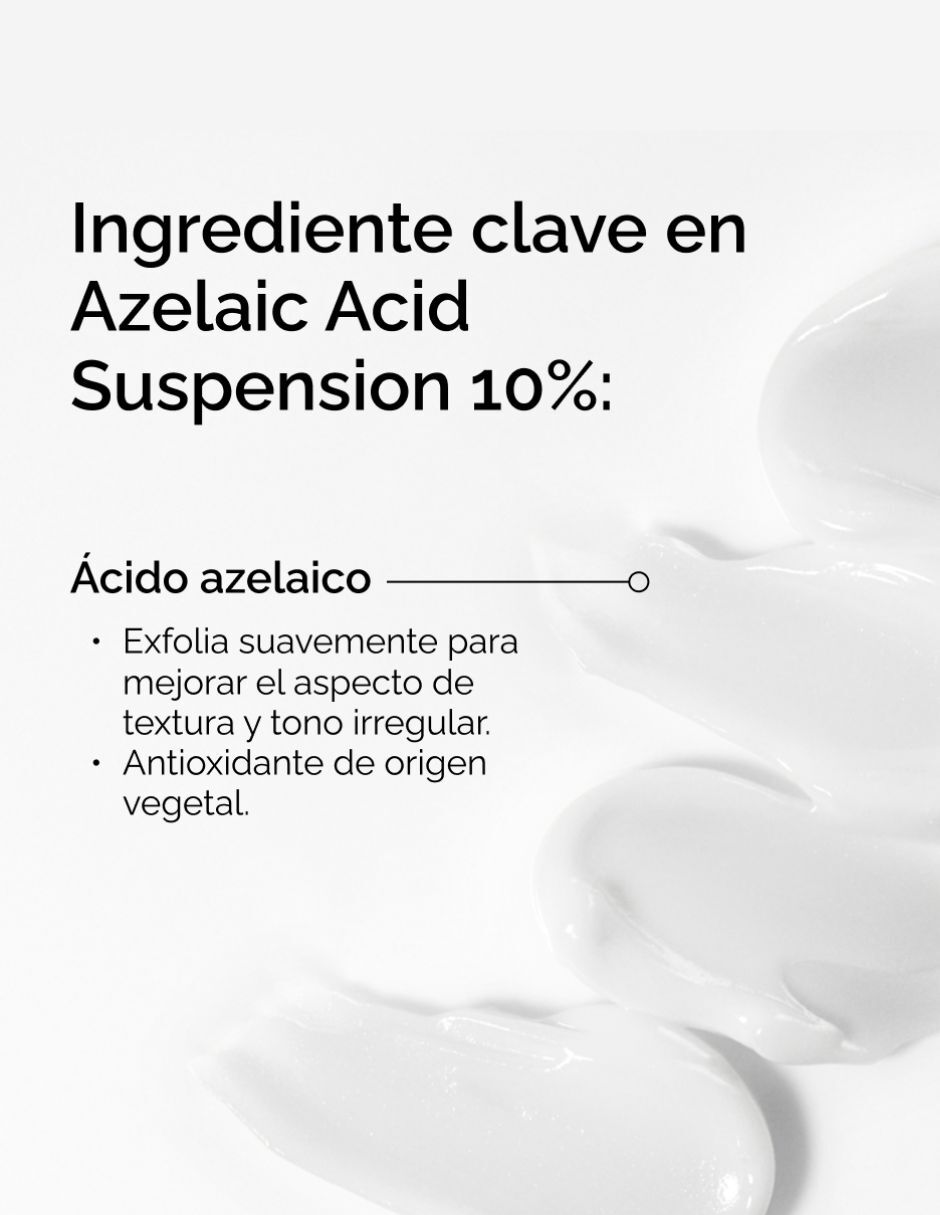 Sérum facial Azelaic acid suspension 10% (suspensión de ácido azelaico 10%) todo tipo de piel 4