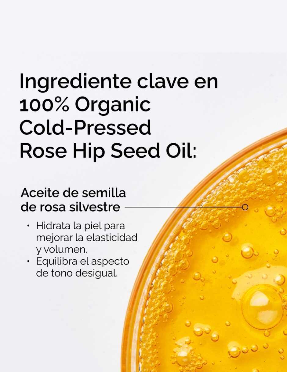 Sérum hidratante facial 100% organic cold-pressed rose hip seed oil(aceite de semilla de rosa mosqueta 100% orgánico de prensado en frío) todo tipo de piel 4