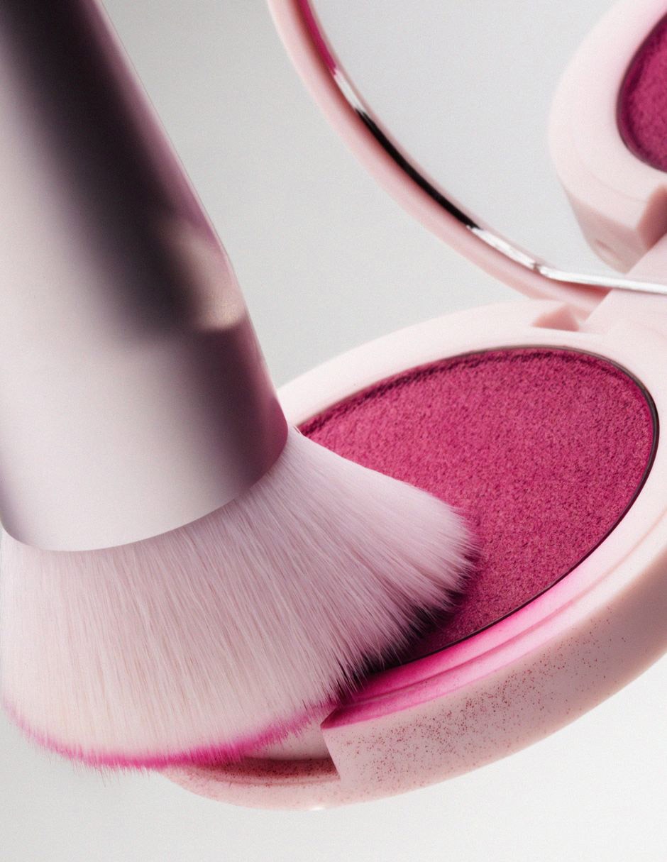Kylie Hybrid Blush Powder,CORAL