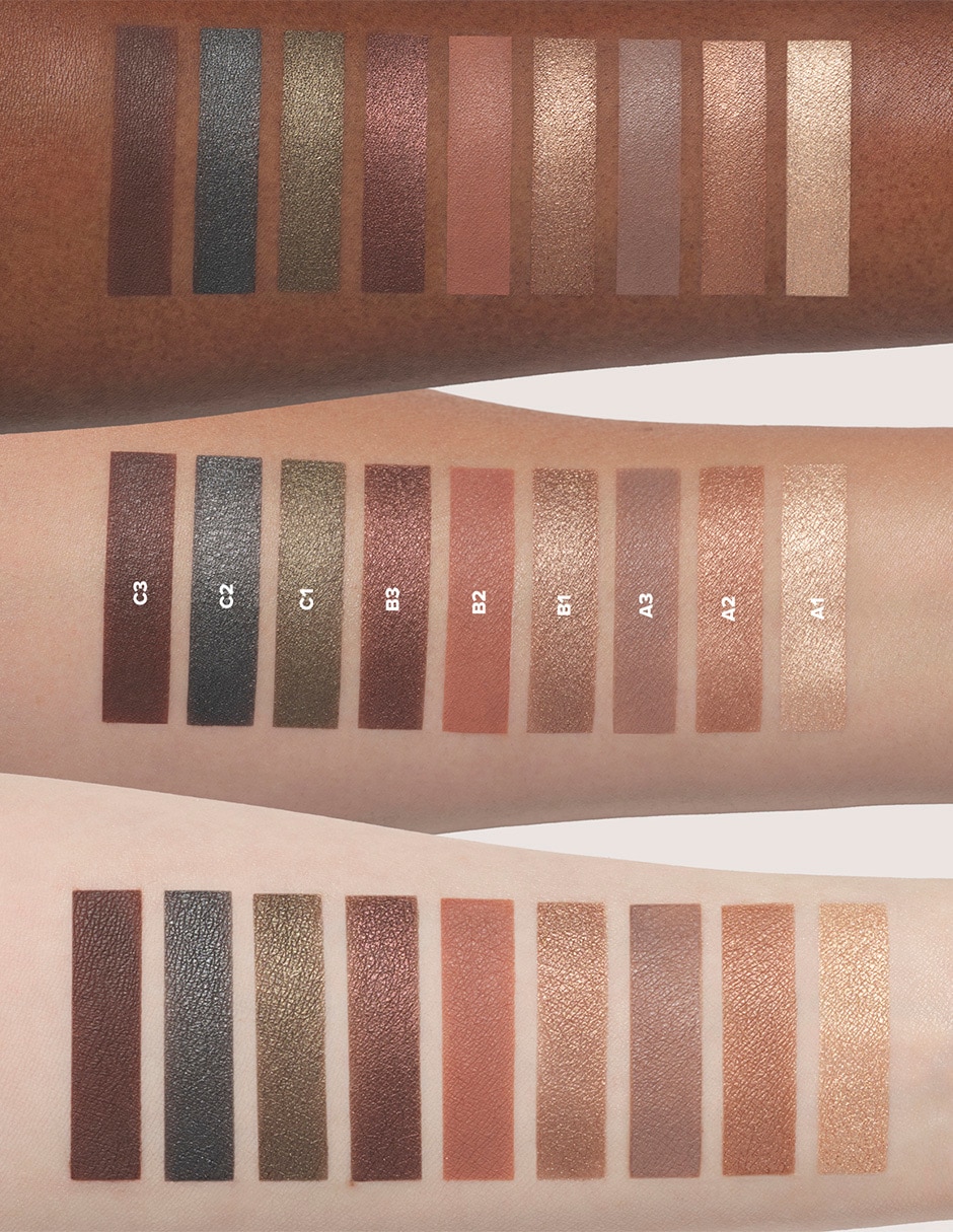 Paleta de sombras 9 tonos 3