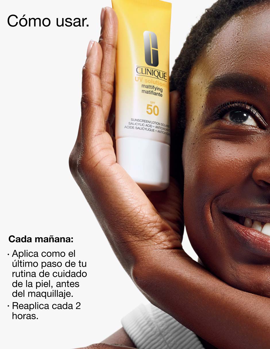 Protector solar FPS 50 UV Solutions Mattifying Clinique 30 ml 3