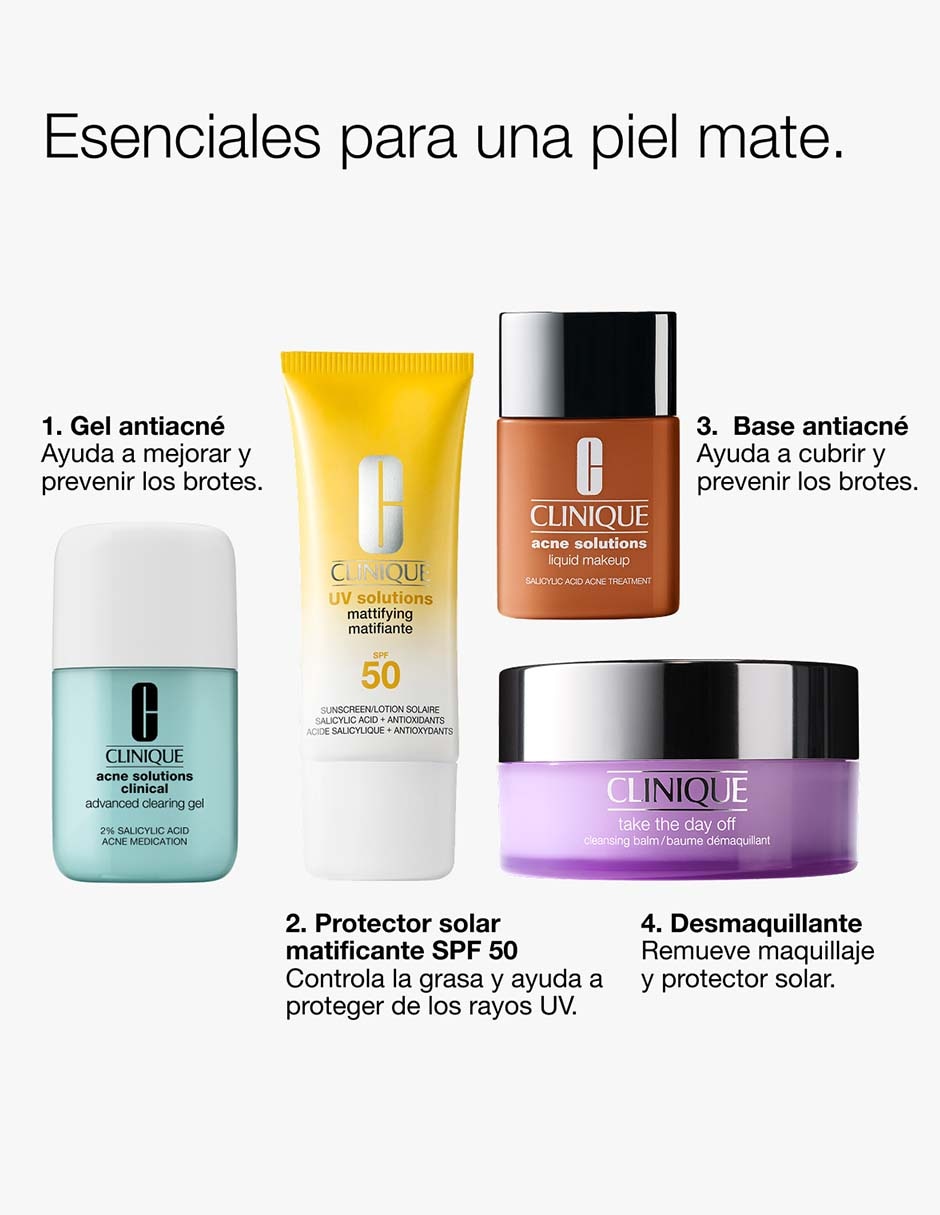 Protector solar FPS 50 UV Solutions Mattifying Clinique 30 ml 7