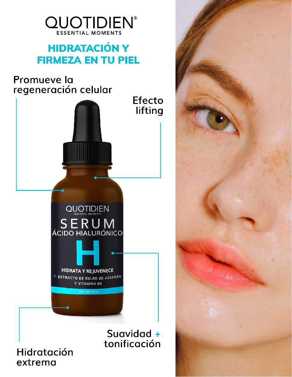 Kit tratamiento facial Tónico + Serum Vitamina C + Suero de Ácido Hialurónico + Gel Hidratante + Gel Limpiador antioxidante 3