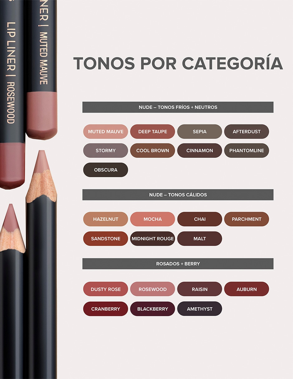 Delineador lápiz para labios mate 11