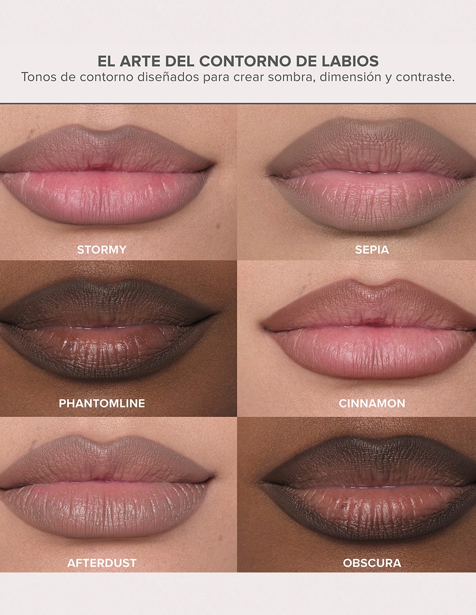 Delineador lápiz para labios mate 10