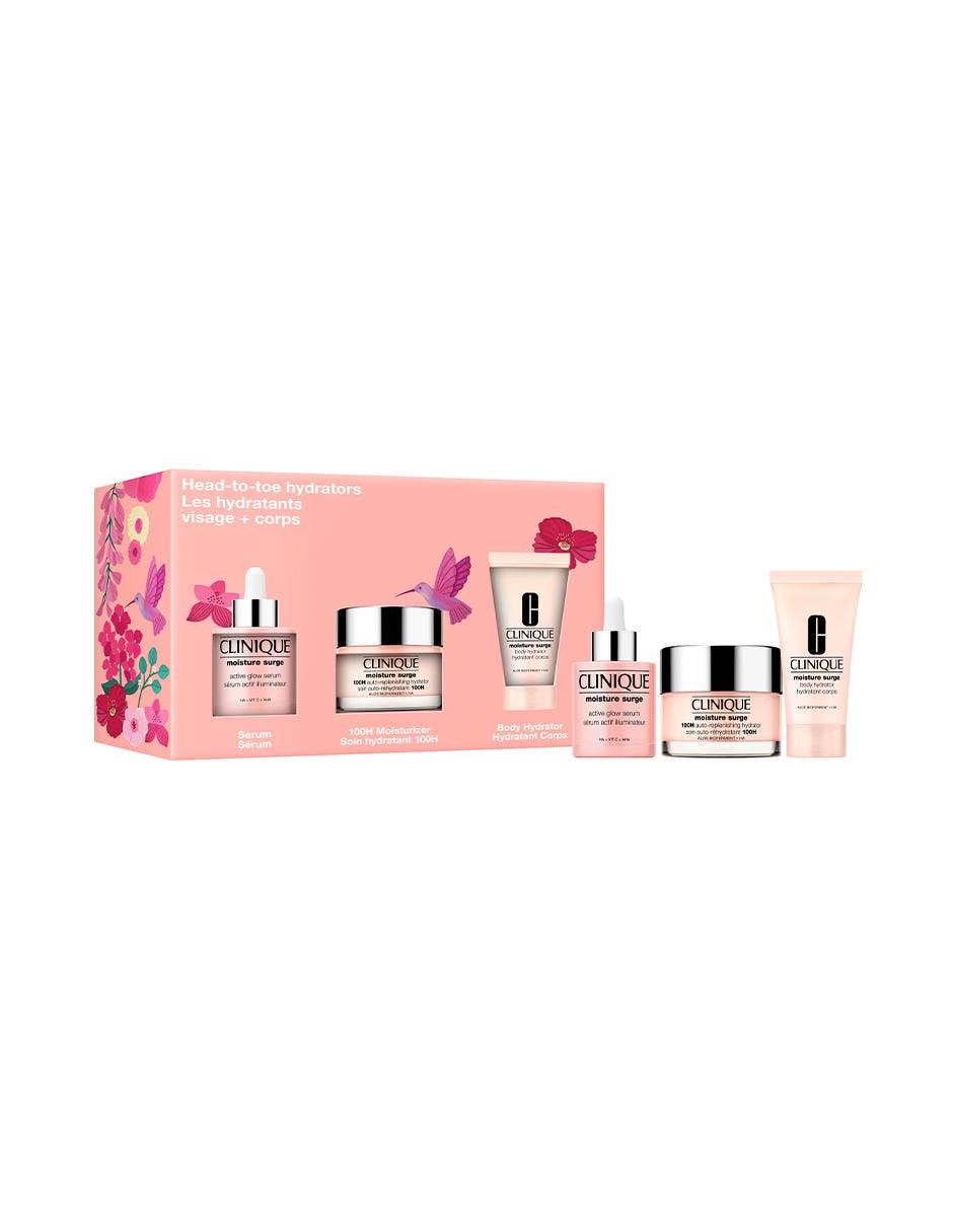 Set tratamiento facial y Corporal Moisture Surge Glow & Hydration