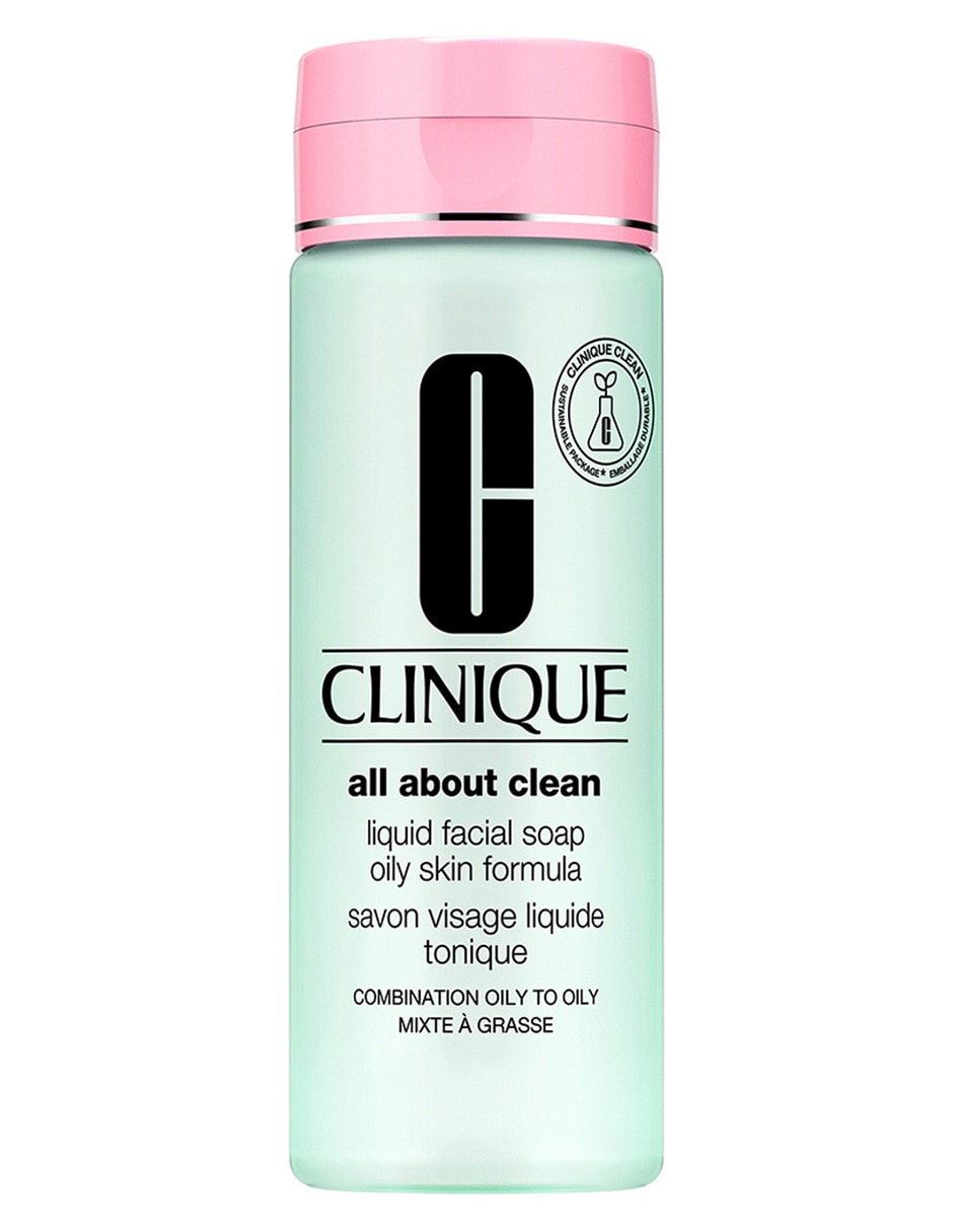 Limpiador facial All About Clean Liquid Facial Soap Oily Skin Formula para exfoliar