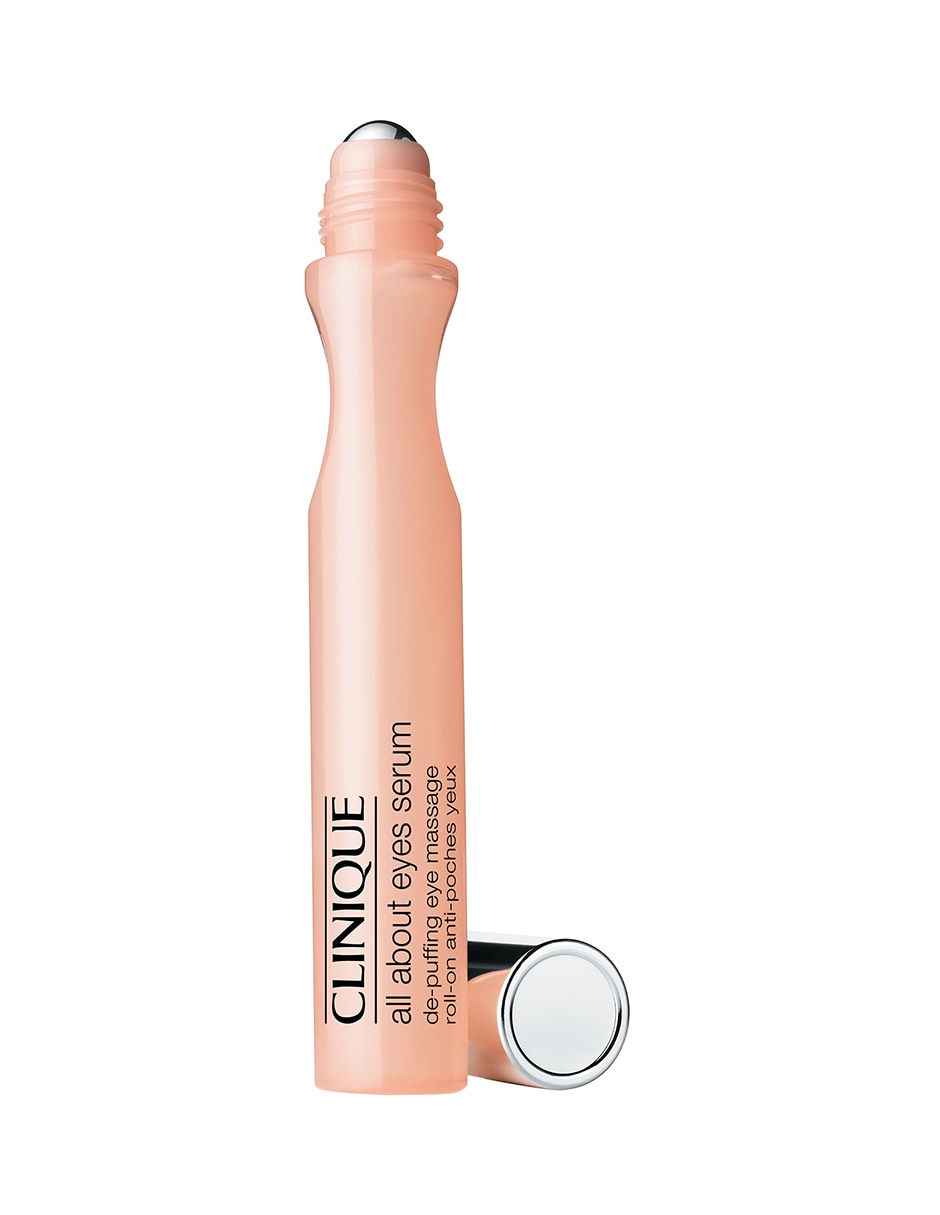 Crema para ojos recomendada para bolsas y ojeras día y noche All About Eyes Serum De-Puffing Eye Massage para todo tipo piel 3
